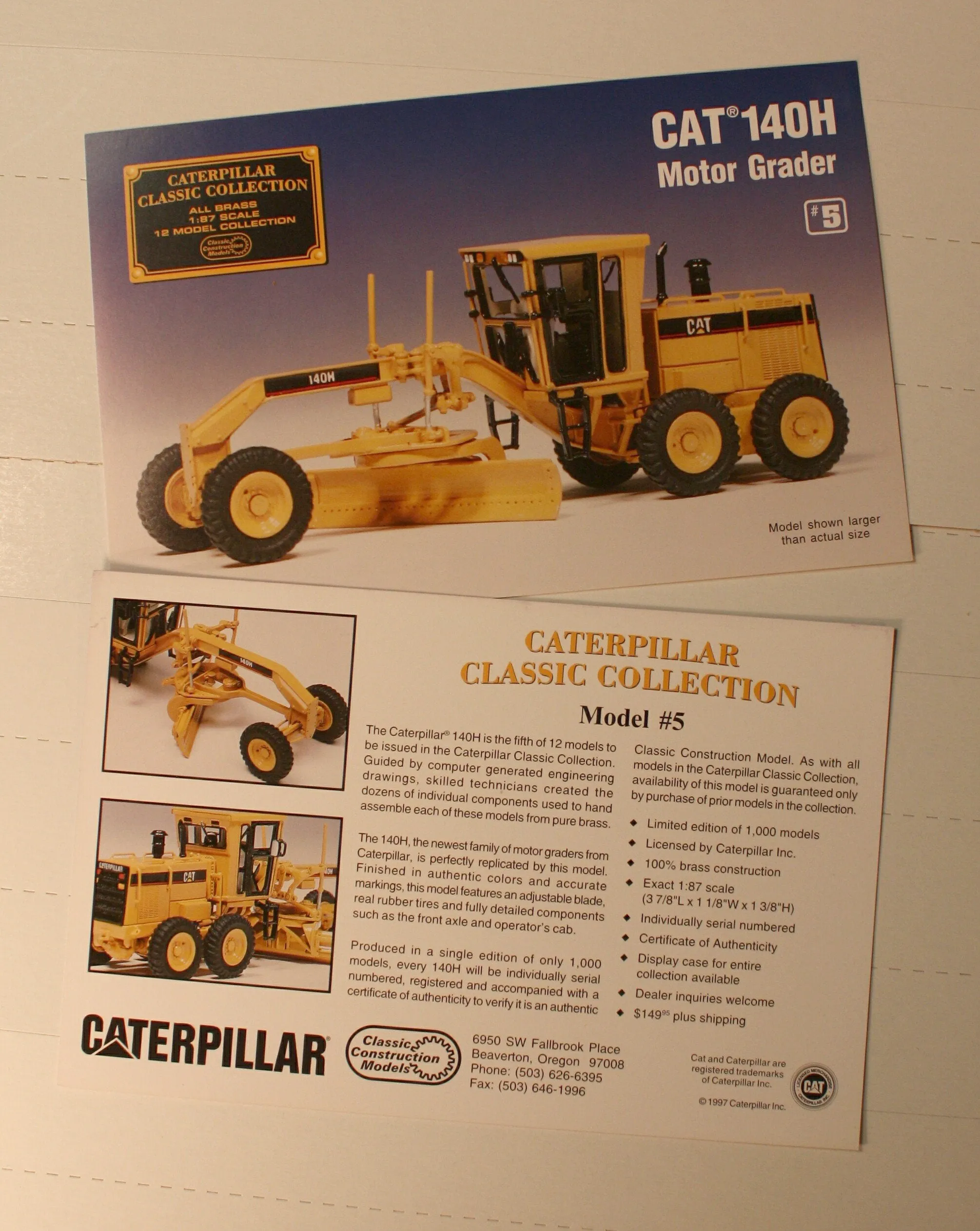 #CCM  Classic Construction Models Collector Info Cards Set (12 cards double sided)