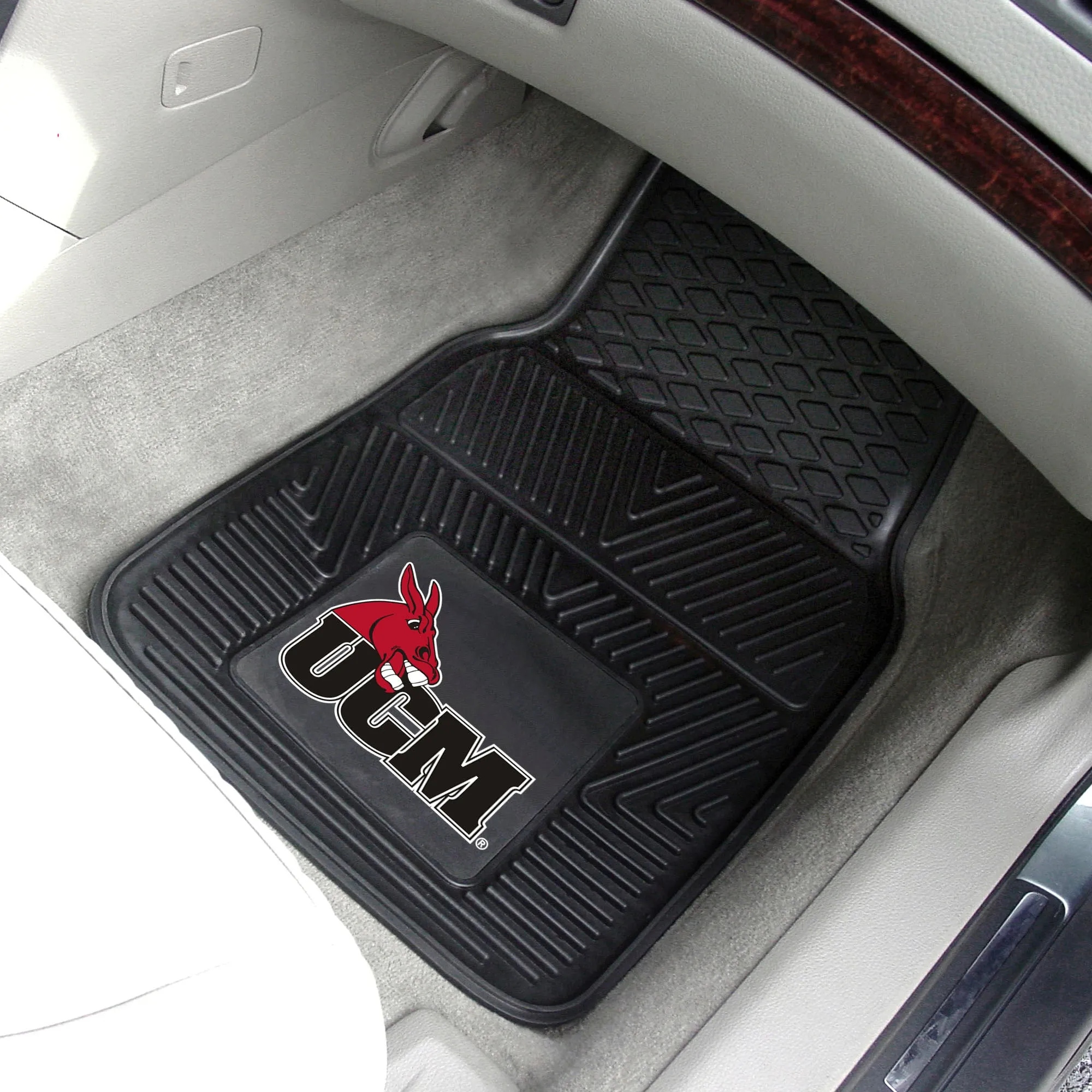 Central Missouri Mules Heavy Duty Car Mat Set - 2 Pieces