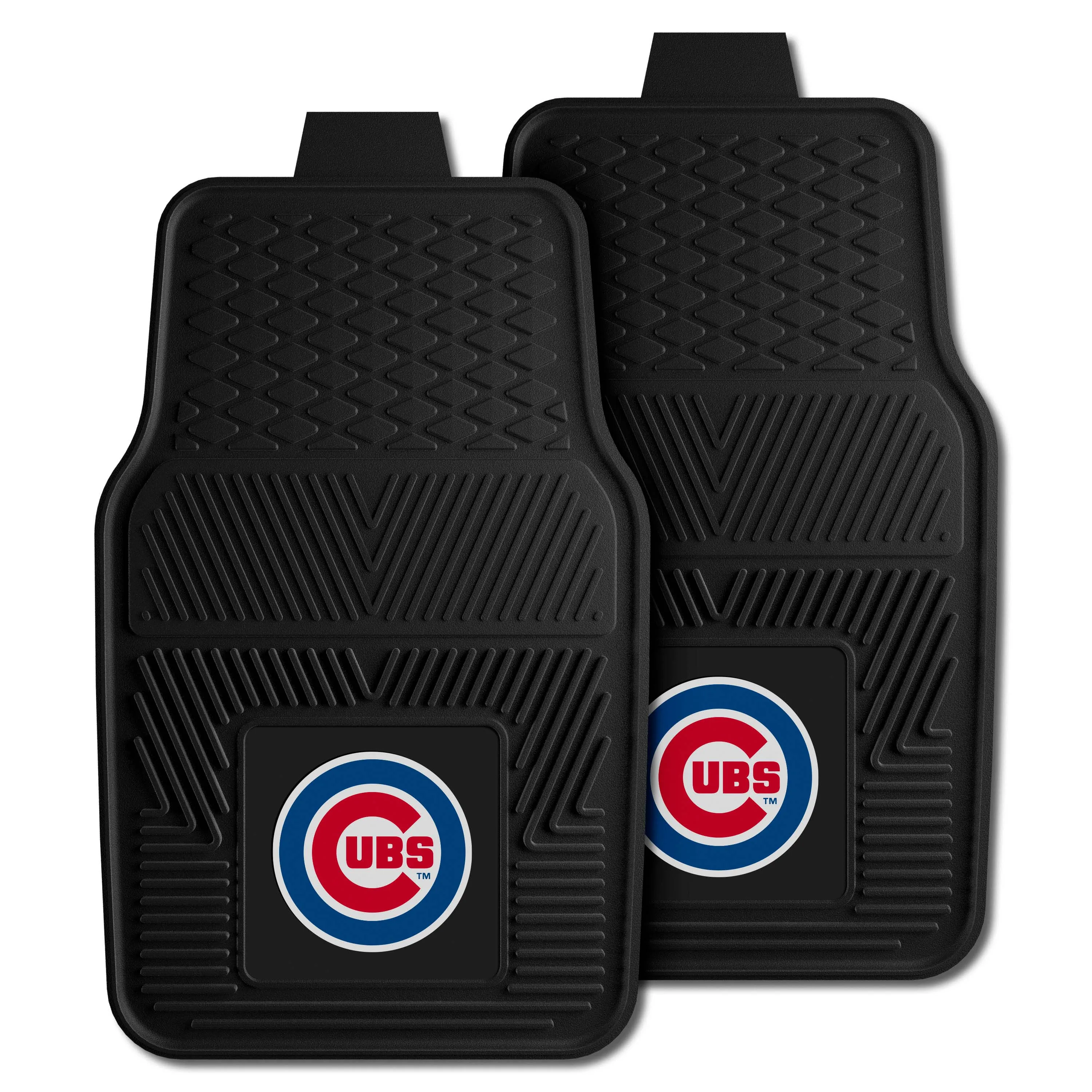 Chicago Cubs Heavy Duty Car Mat Set - 2 Pieces