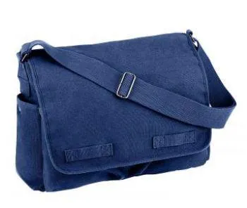 Classic Canvas Messenger Bag