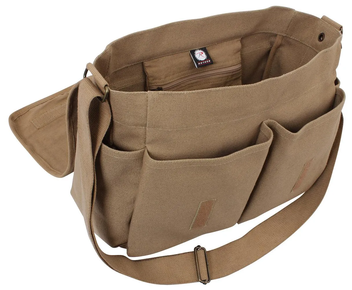 Classic Canvas Messenger Bag