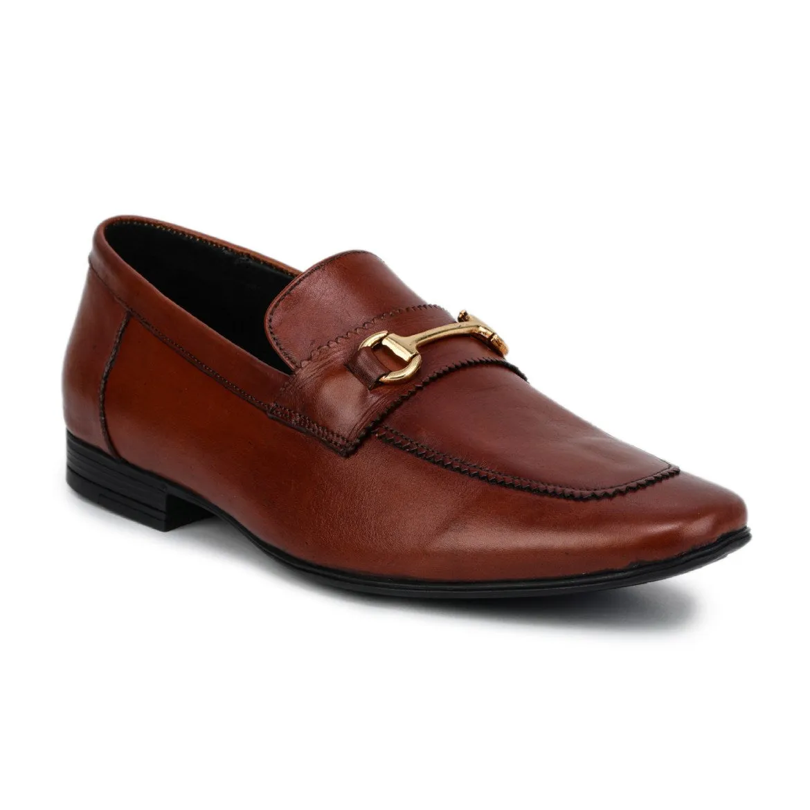 Classic Elegant Tan Formal Loafers for Men - 4949