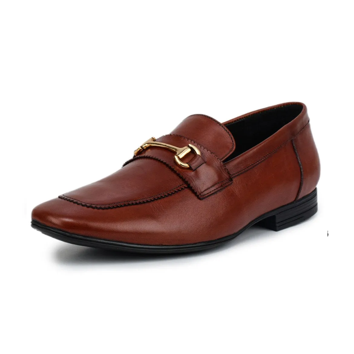 Classic Elegant Tan Formal Loafers for Men - 4949