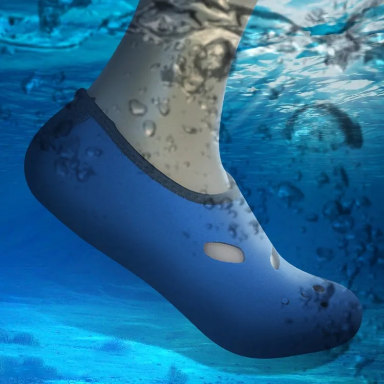 Comfortable and Anti-slip 3mm Swimming Diving Socks Breathable Beach Socks, Size:S (35-36)(Blue)