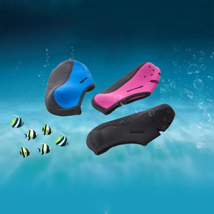 Comfortable and anti-slip 3MM swimming diving socks breathable water to swim the beach socks Size:L (38-39)(Magenta)