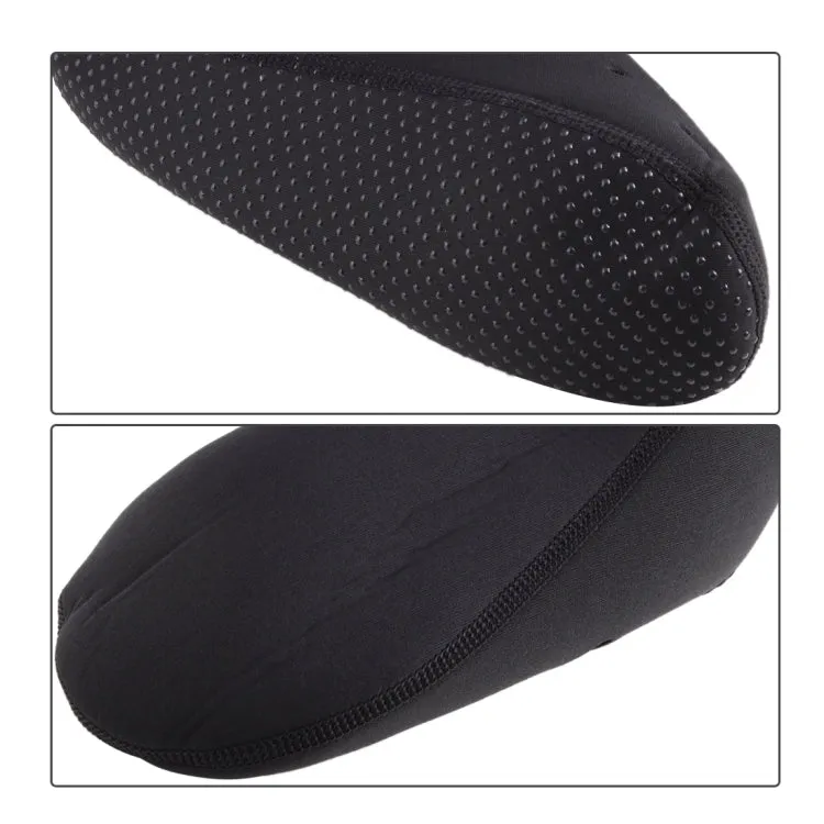 Comfortable and anti-slip 3MM swimming diving socks breathable water to swim the beach socks Size:XL (40-43)(Black)