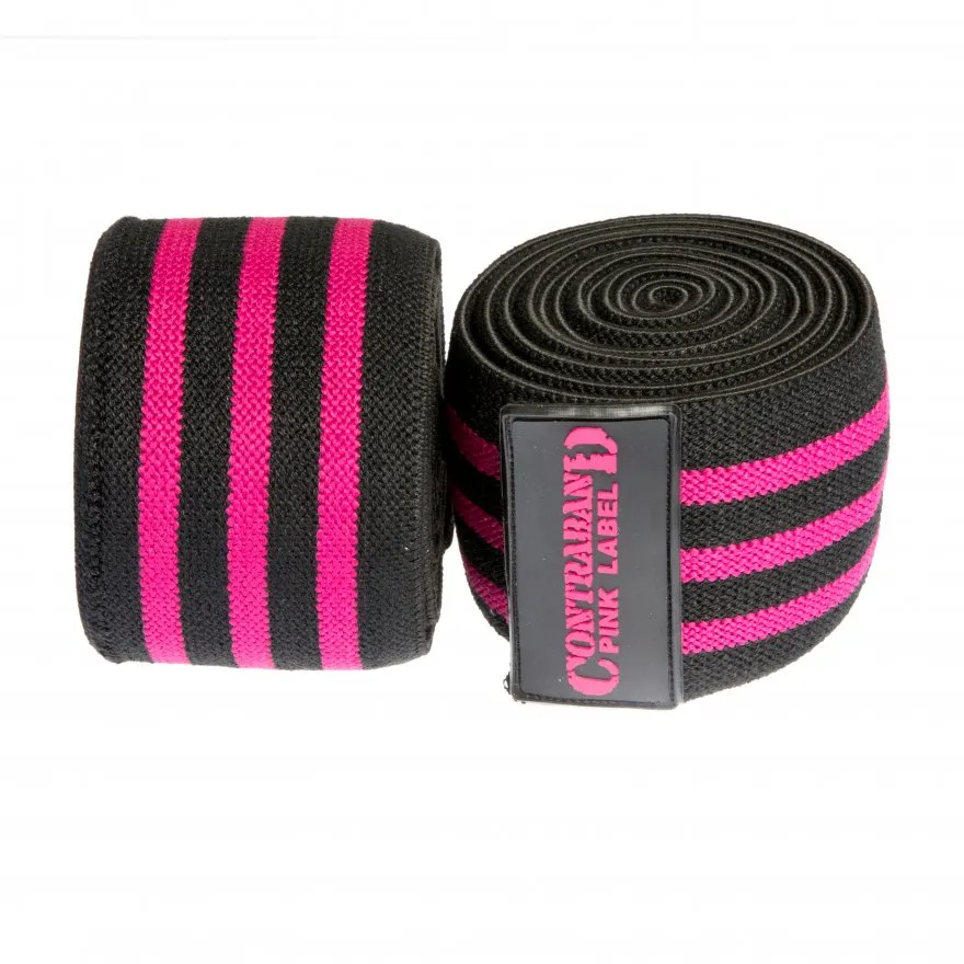 Contraband Pink Label 1067 Classic Knee Wraps (PAIR)