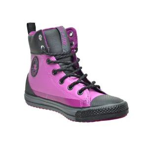 Converse Chuck Taylor Asphalt High Top Little/Big Kid's Boots Dahlia Pink