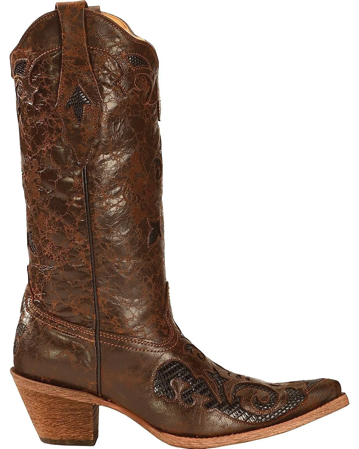 Corral Women's Lizard Inlay Cowgirl Boot - C2118