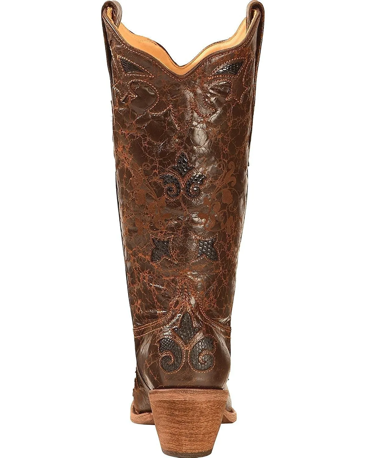 Corral Women's Lizard Inlay Cowgirl Boot - C2118