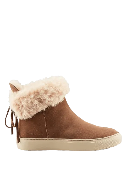 Cougar Women's Devon Winter Sneaker Boots-Brown Suede