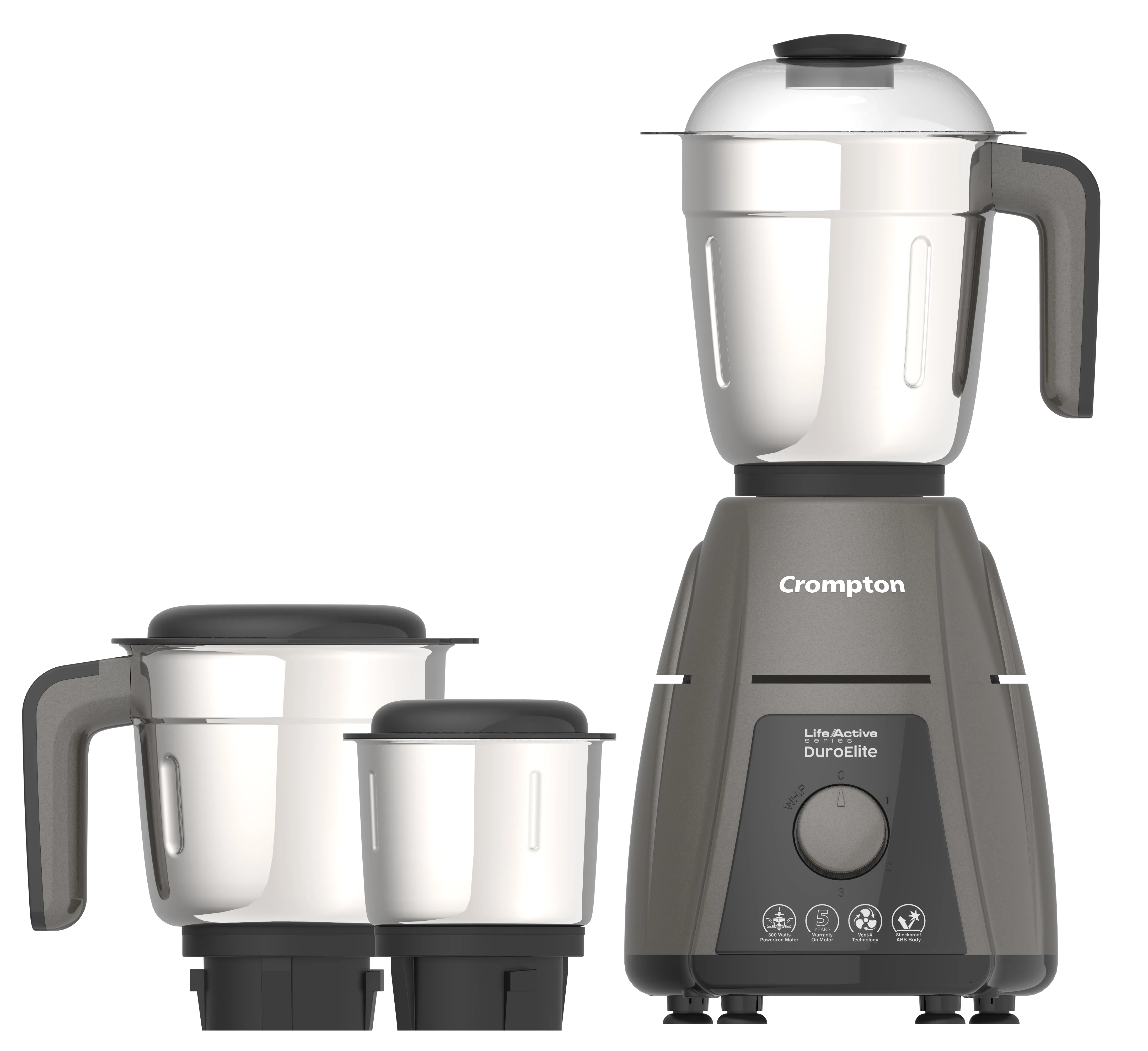 Crompton Greaves Diva Ds51, Mixer Grinder, 3 Jars