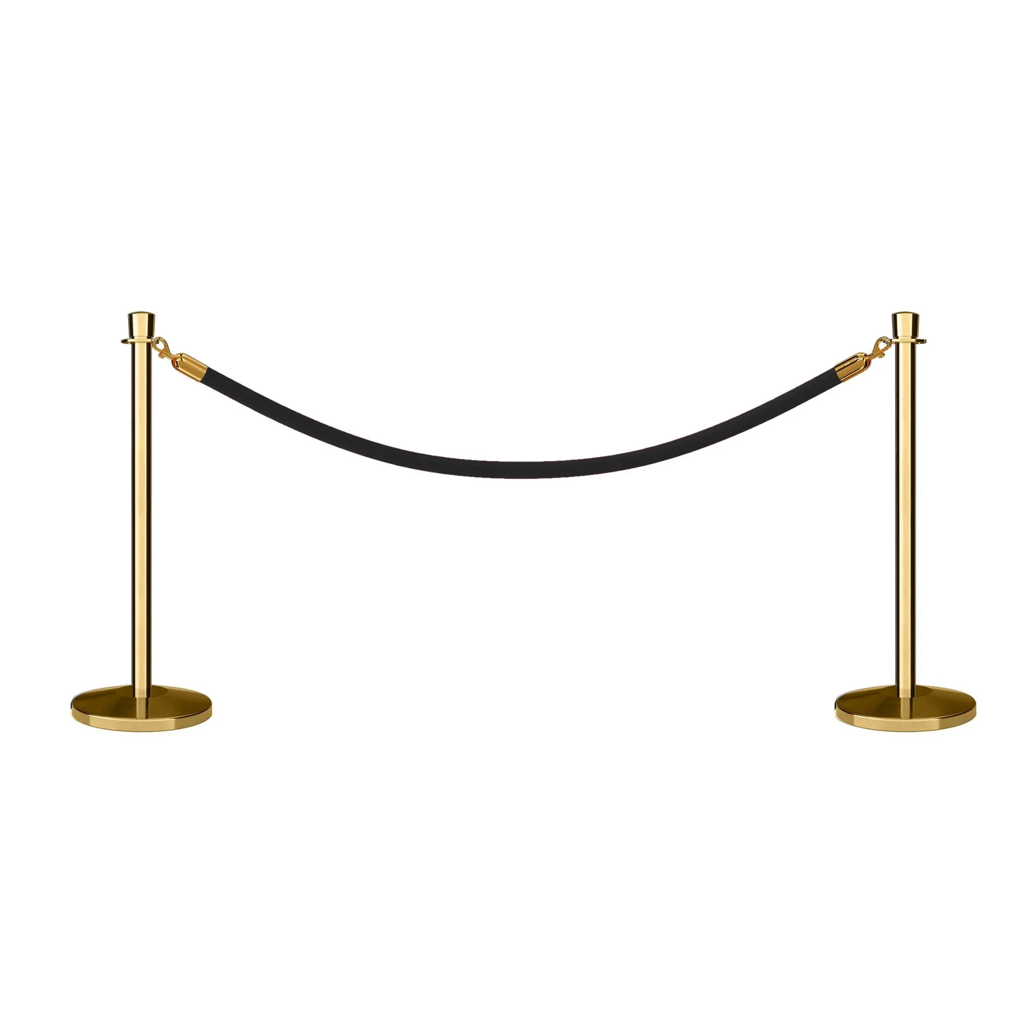 Crown Top Post and Rope Stanchion Kit - Montour Line