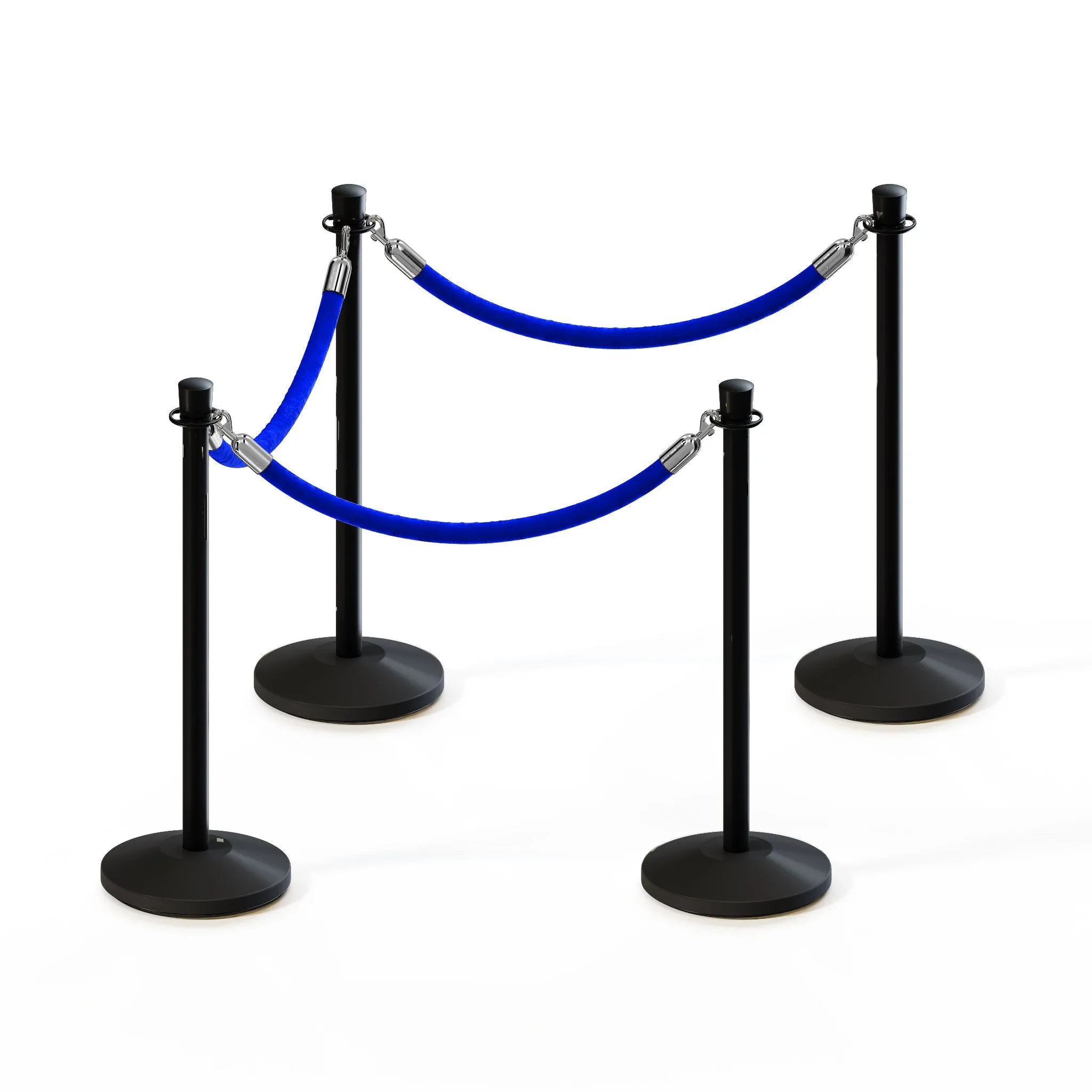 Crown Top Post and Rope Stanchion Kit - Montour Line