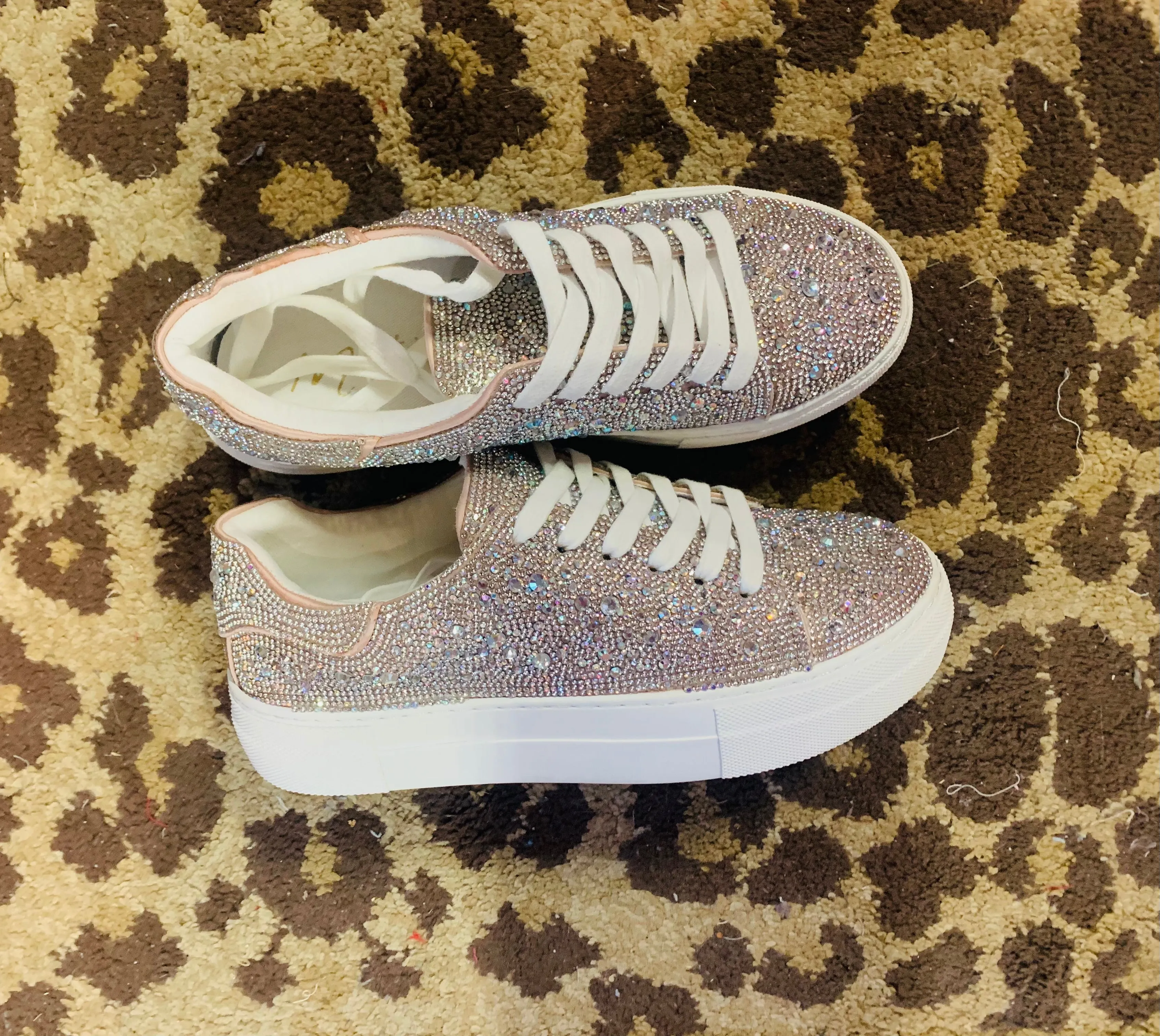 Crystal Rhinestone Sneakers