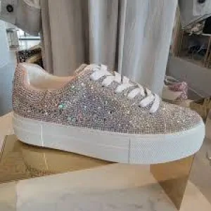 Crystal Rhinestone Sneakers