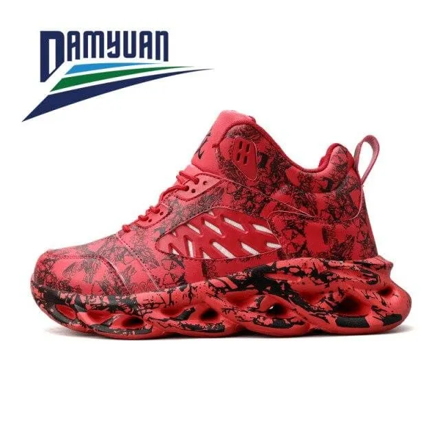 Damyuan Fashion Men Comfortables Breathable Non-leather Casual Lightweight Running Wear-resistant Gym Shoes Sneakers Jogging