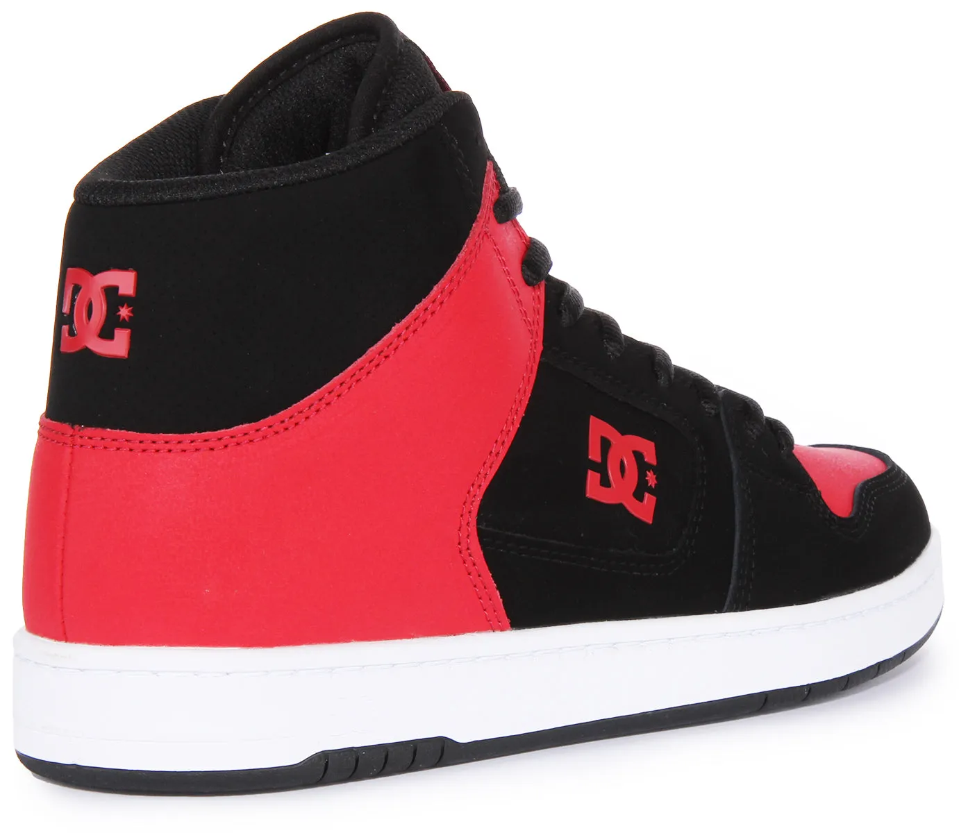 Dc Shoes Manteca 4 Hi In Black Red For Men