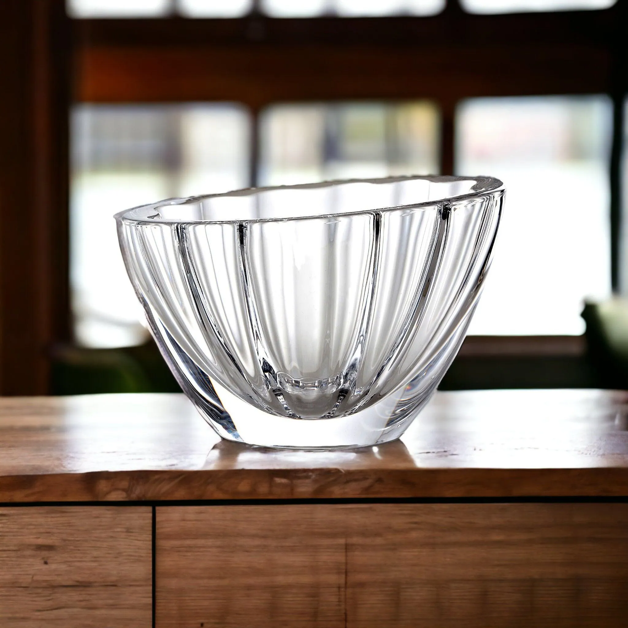 Decorative Heavy Crystal Milani 9-inch Bowl