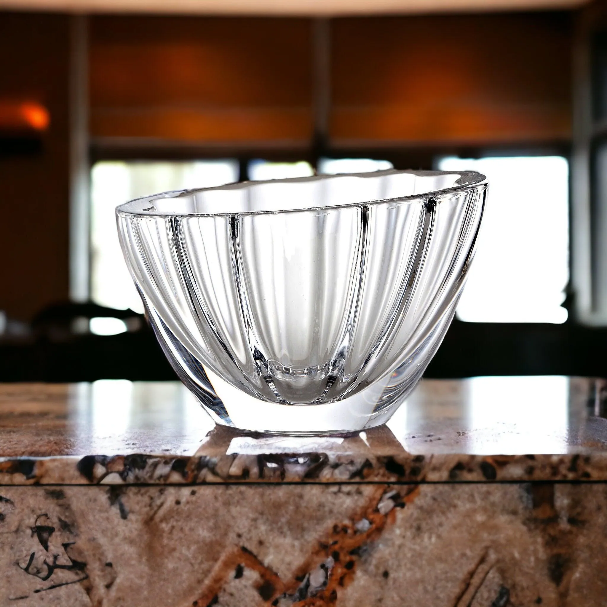 Decorative Heavy Crystal Milani 9-inch Bowl