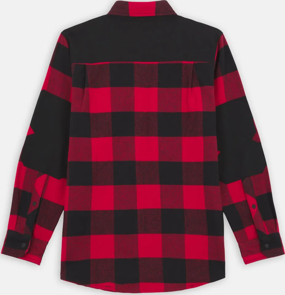 Dickies Men&#x27;s Performance Heavy Flannel Check Shirt Red/Black | Buy Dickies Men&#x27;s Performance Heavy Flannel Check Shirt Red/Black here | Outnorth