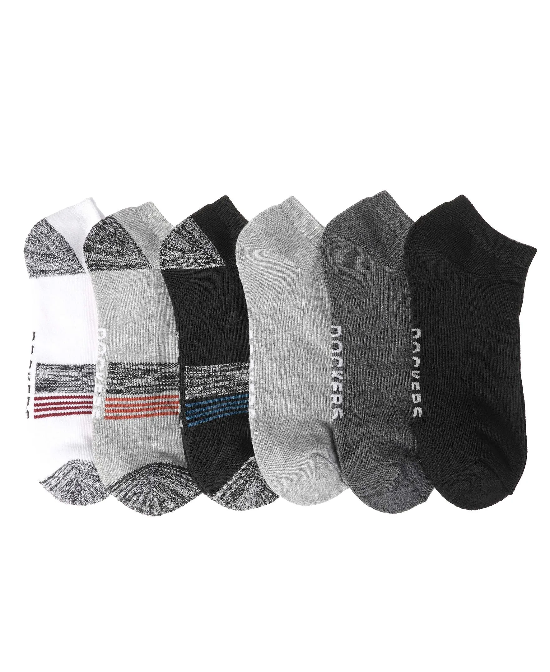 Dockers Mens Athletic Ankle Socks - 6-Pairs and 10-Pairs Cushioned Low Cut Sports and Workout Socks for Men