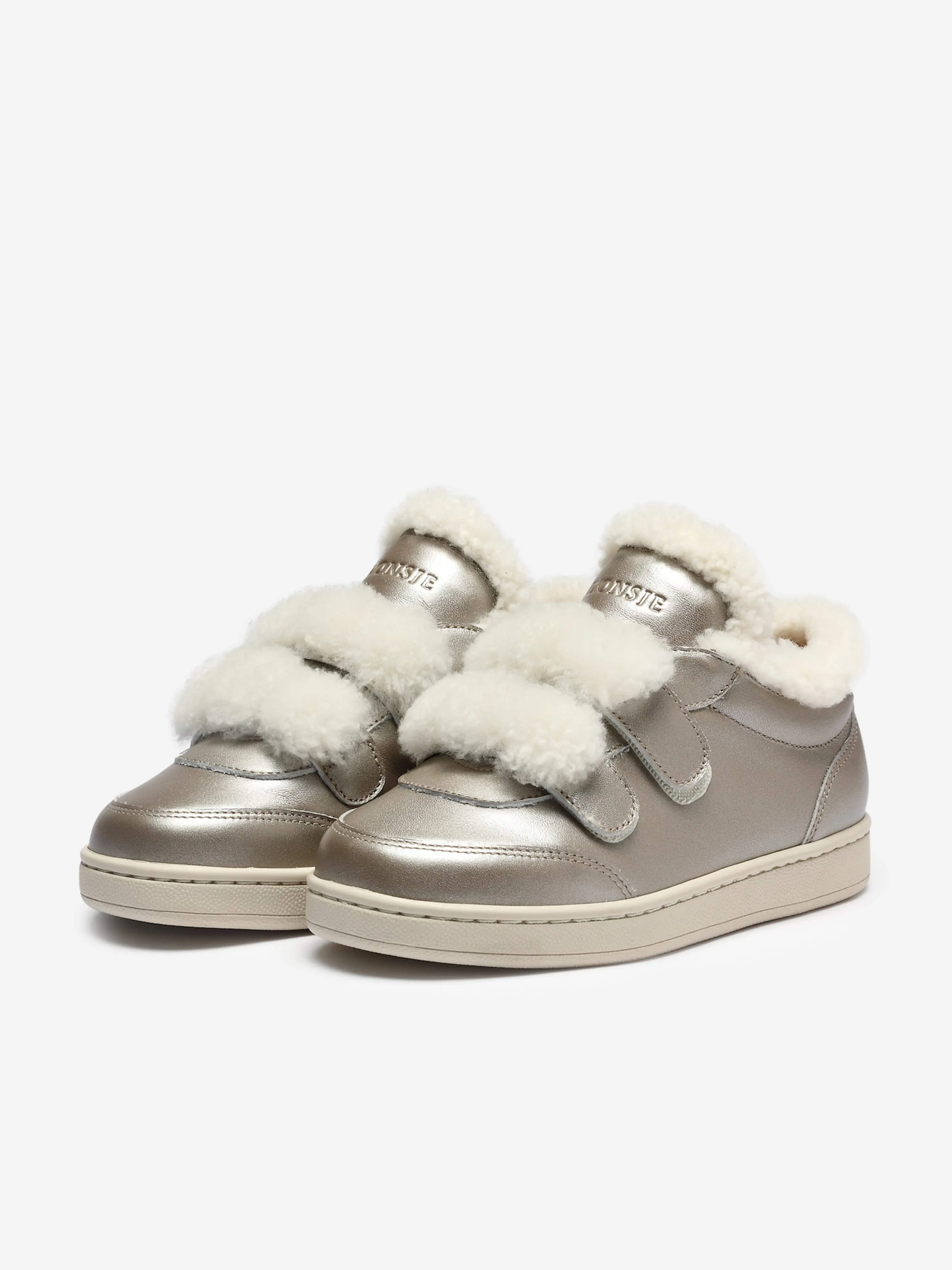 Donsje Girls Hanzell Trainers in Silver