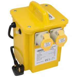 Draper 230V to 110V Portable Site Transformer, 3.3kVA (31264)