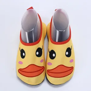 Duck Printed Lovely Kids Beach Shoes #Yellow #Beach Shoes