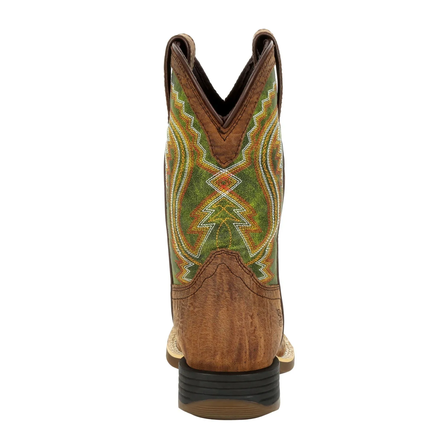 Durango Kids Old Town/Briar Green Leather Lil Rebel Pro Cowboy Boots