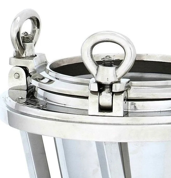 Dutch Admiralty Porthole Floor Stand Ice Bucket