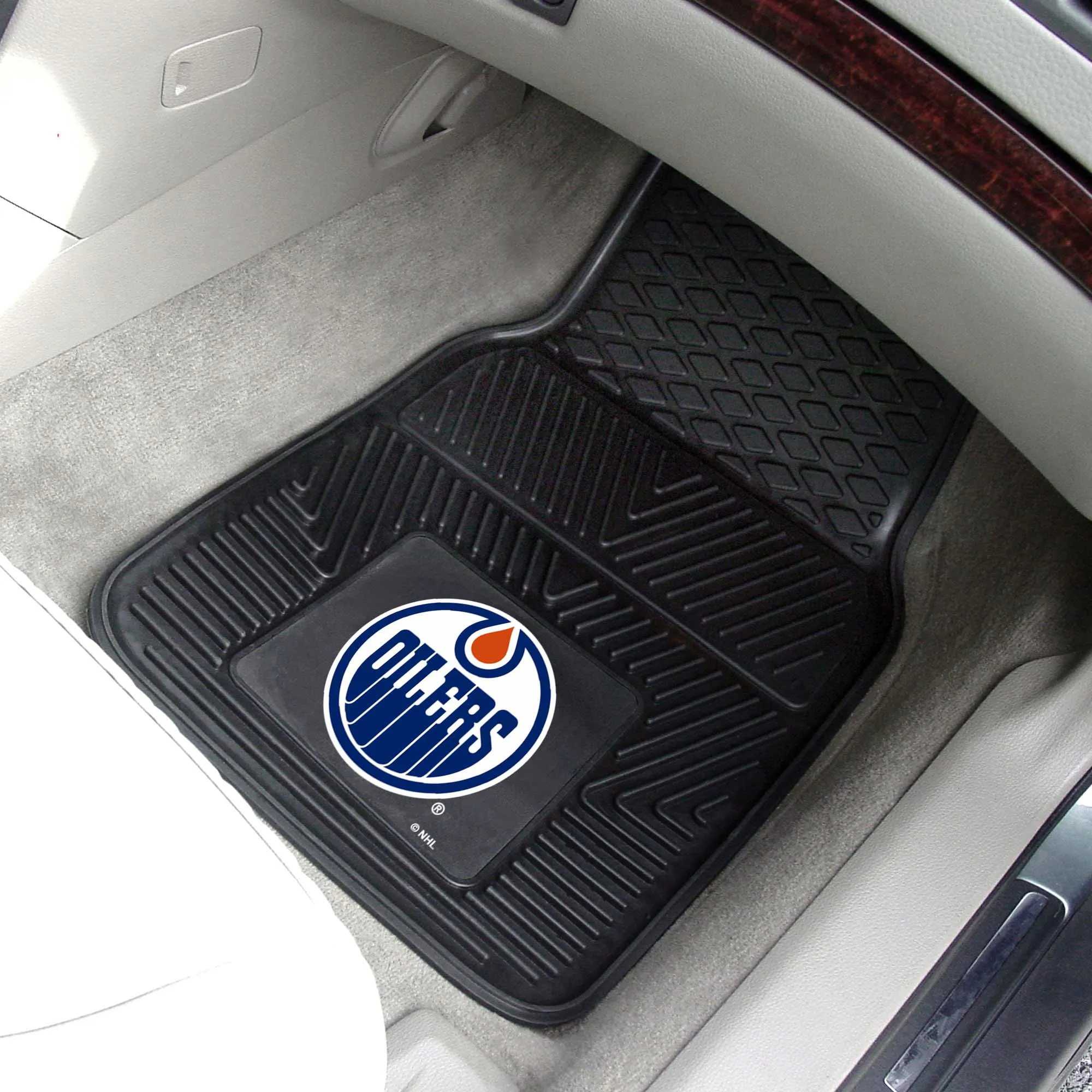 Edmonton Oilers Oilers Heavy Duty Car Mat Set - 2 Pieces