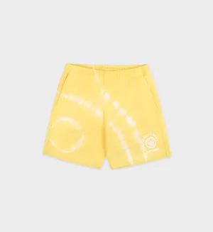 Emblem Gym Short - Sunshine Tie Dye