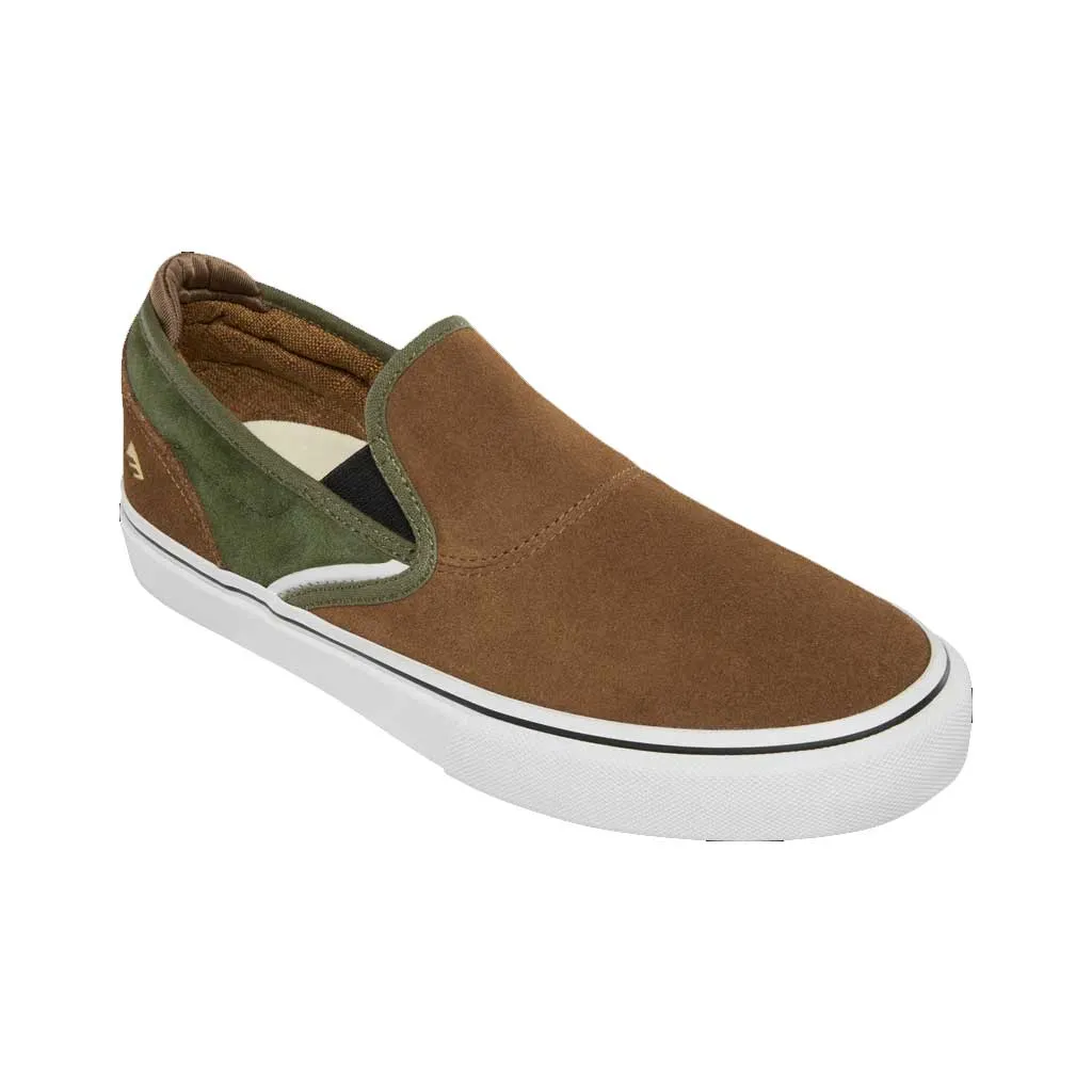 Emerica Wino G6 Slip-on - Brown/Green