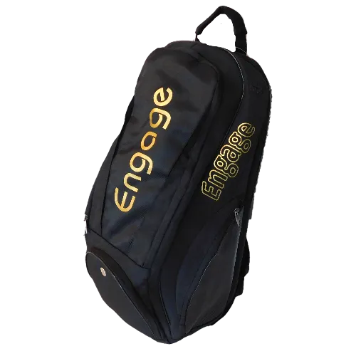 Engage Players Black and Gold Pickleball Backpack