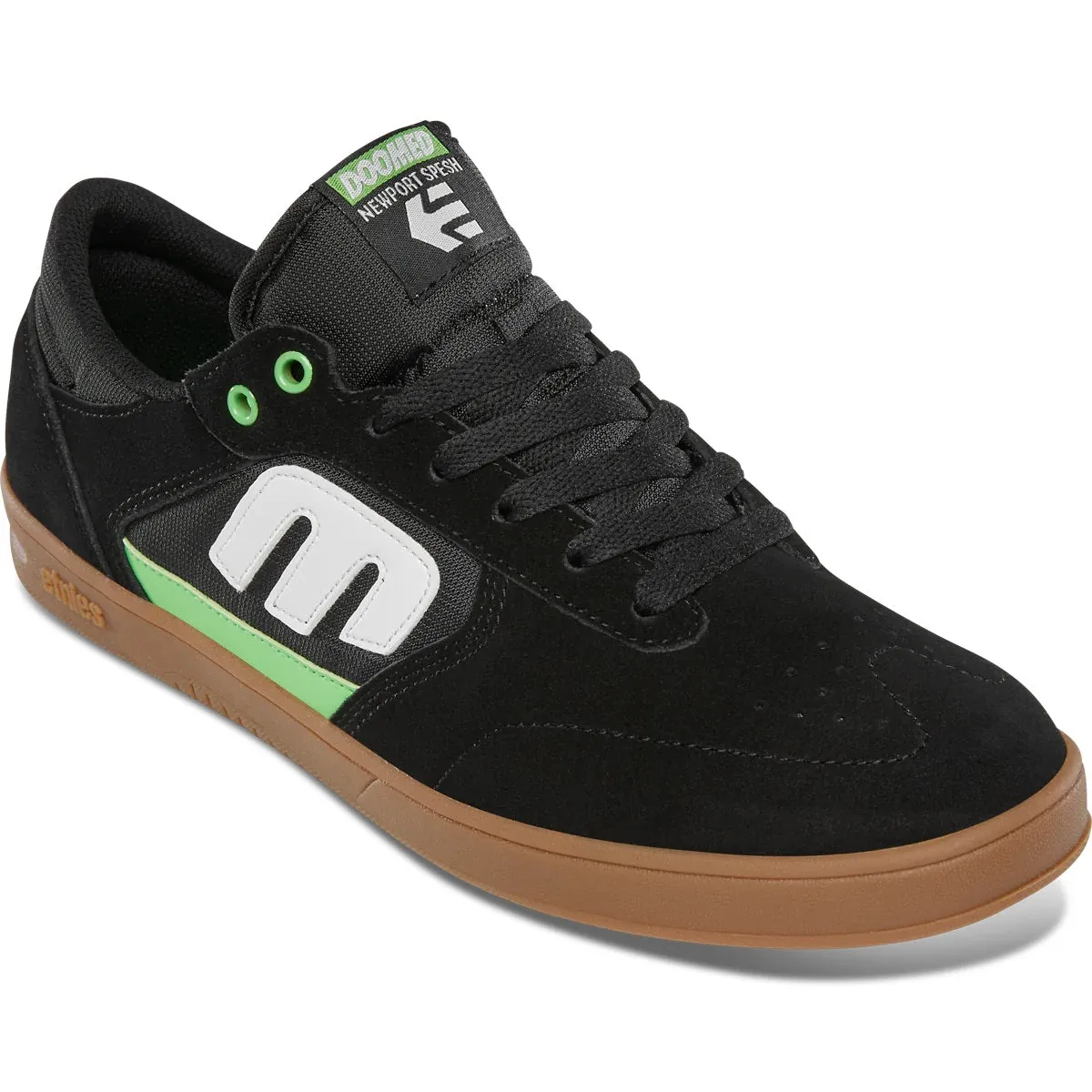 Etnies Shoes Windrow x Doomed - Black/Green/Gum