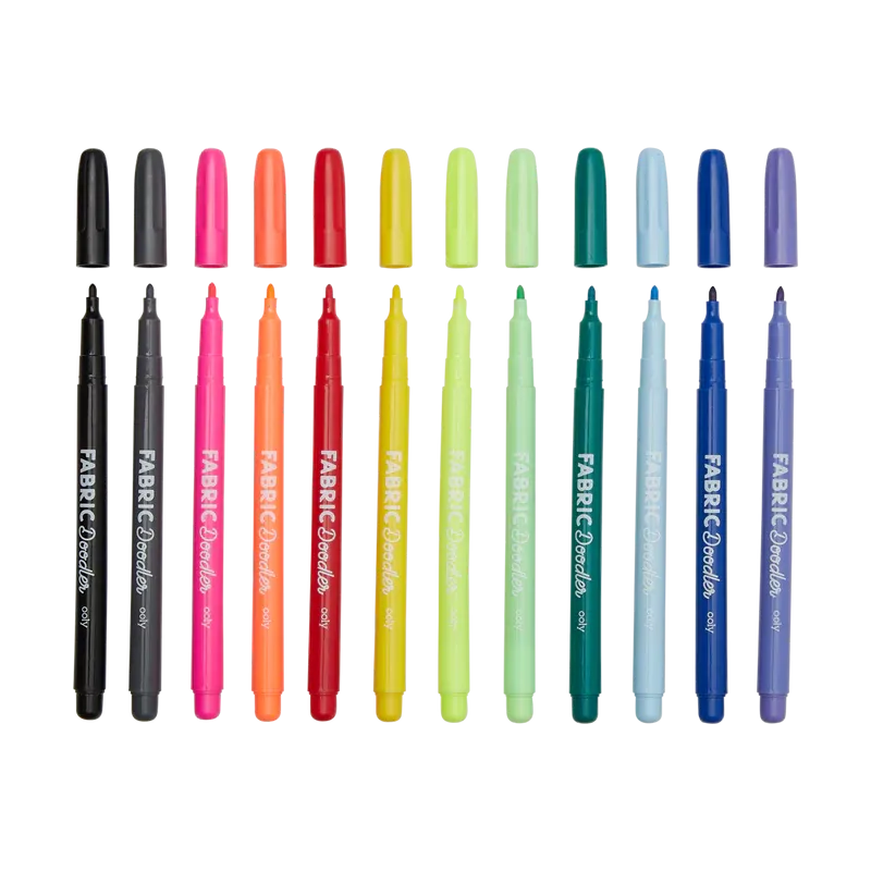 fabric doodlers markers - set of 12