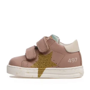 Falcotto Girl's Salazar Sneaker Shoes - Cipria/Gold/Milk