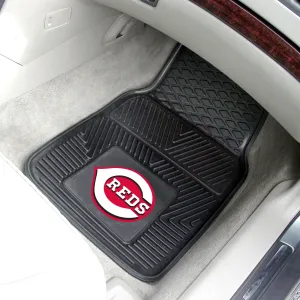 Fanmats Cincinnati Reds Heavy Duty Car Mat Set - 2 Pieces