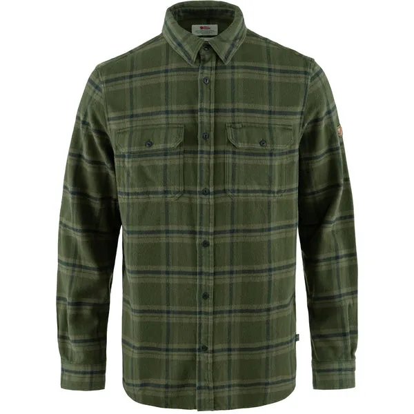 Fjallraven Ovik Heavy Flannel Shirt - Deep Forest