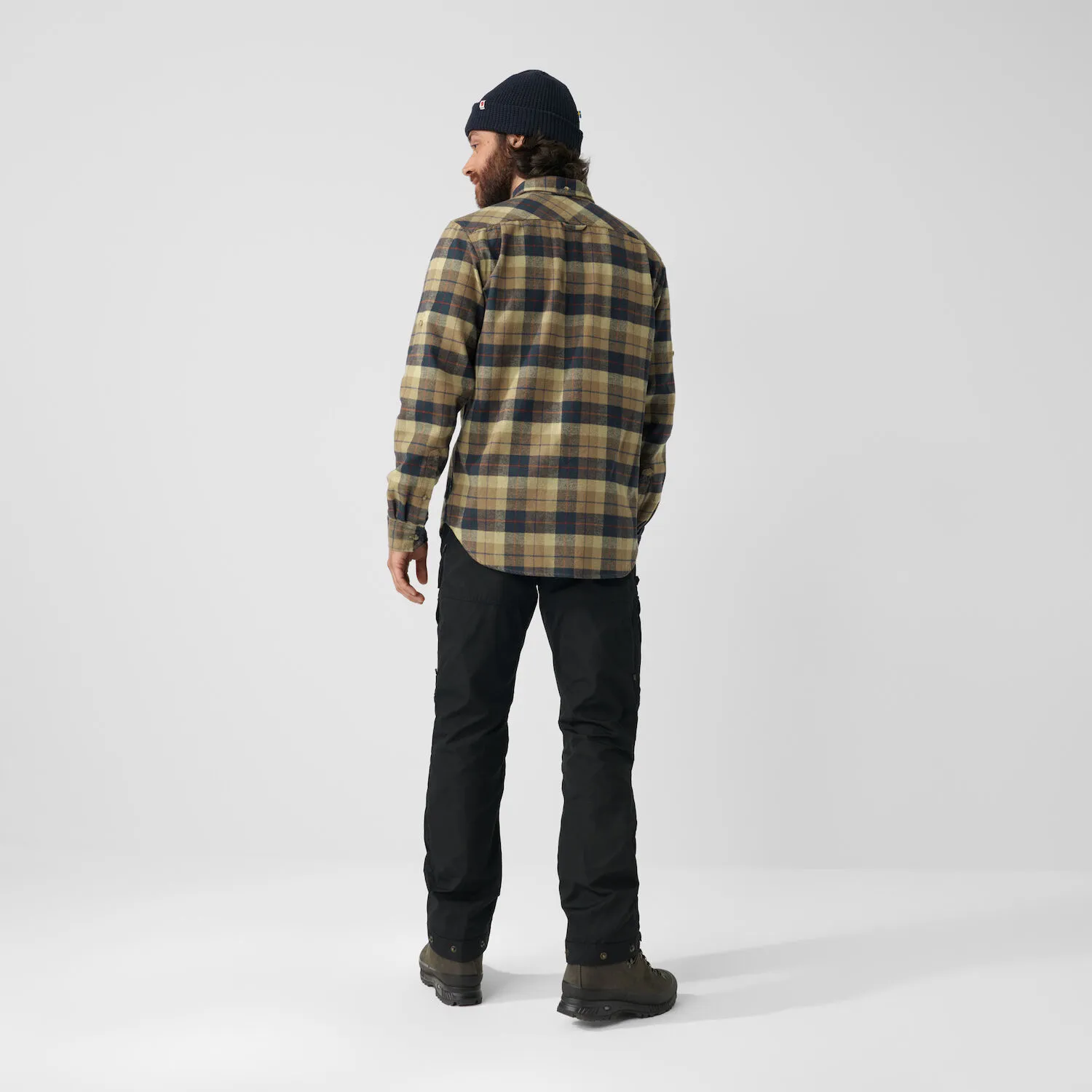 Fjällräven Men&#x27;s Singi Heavy Flannel Shirt Dark Navy-Indigo Blue | Buy Fjällräven Men&#x27;s Singi Heavy Flannel Shirt Dark Navy-Indigo Blue here | Outnorth