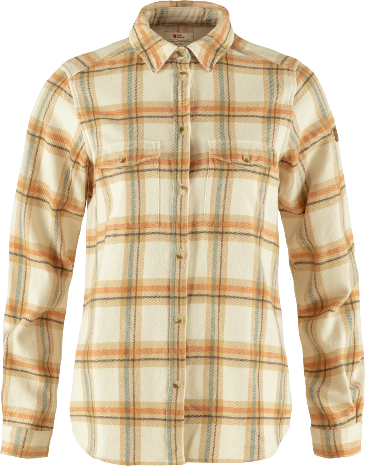 Fjällräven Women&#x27;s Övik Heavy Flannel Shirt Chalk White-Dune Beige | Buy Fjällräven Women&#x27;s Övik Heavy Flannel Shirt Chalk White-Dune Beige here | Outnorth