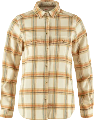 Fjällräven Women&#x27;s Övik Heavy Flannel Shirt Chalk White-Dune Beige | Buy Fjällräven Women&#x27;s Övik Heavy Flannel Shirt Chalk White-Dune Beige here | Outnorth