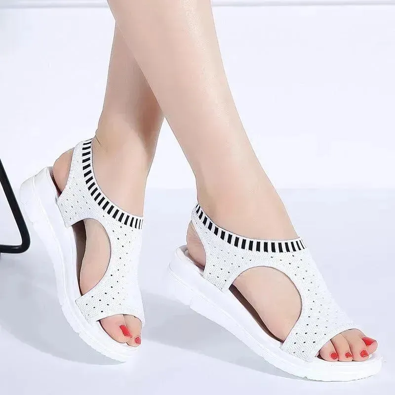 Flat bottom casual student mesh women's shoes