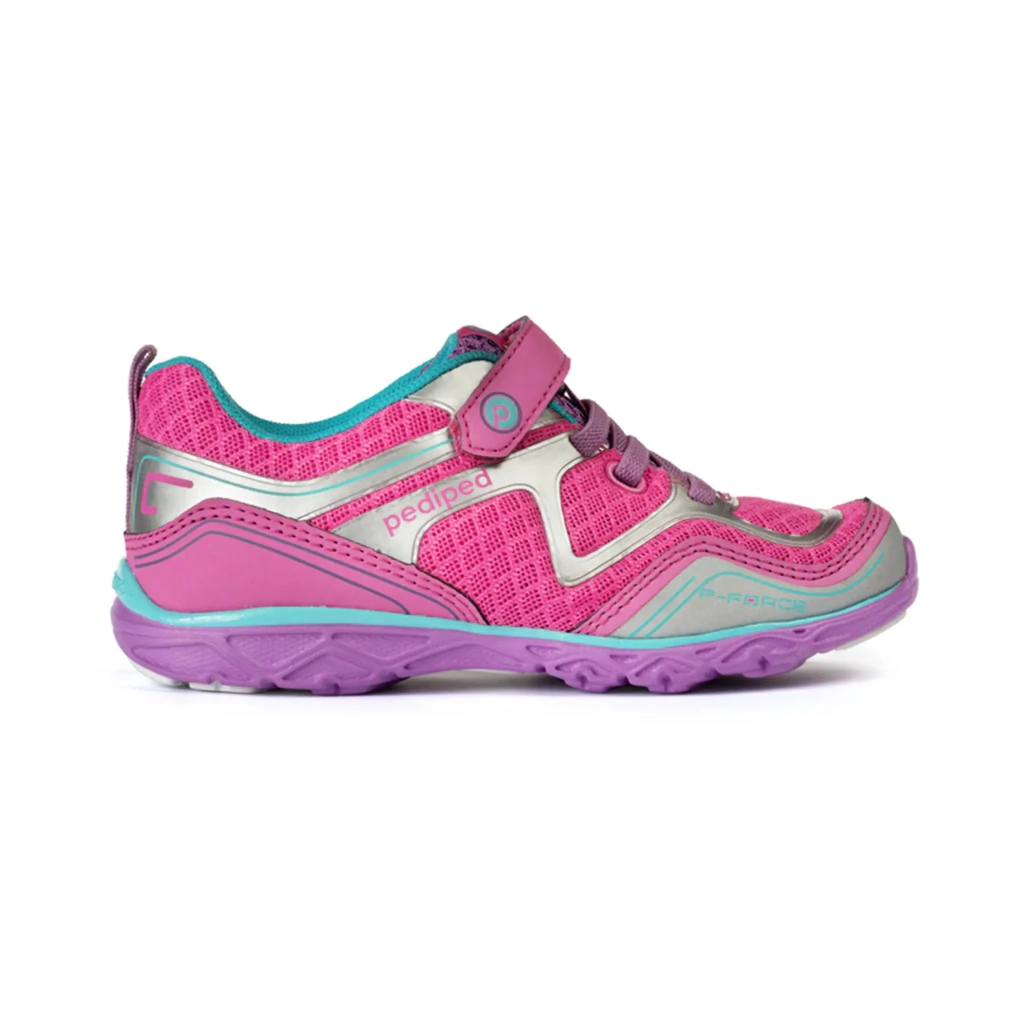 Flex Force Pink / Silver Athletic Shoes