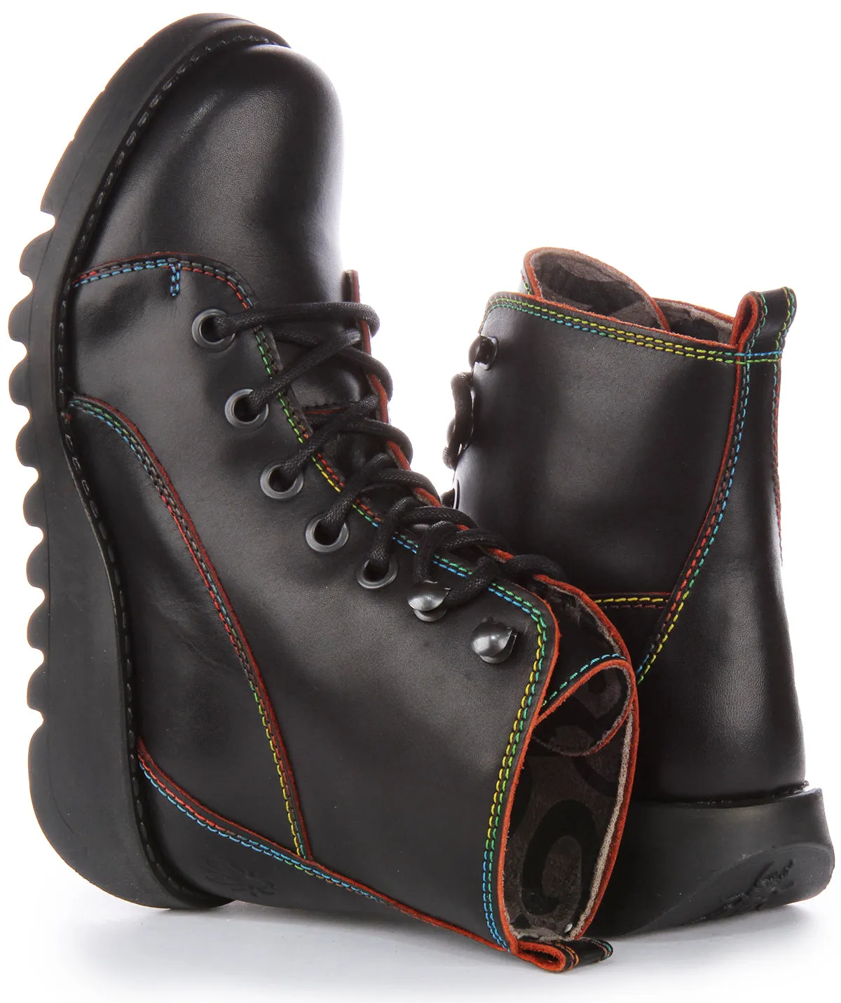 Fly London Sore813 In Black Multicolour For Women