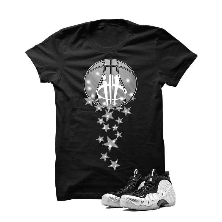 Foamposite Pro Silver Surfer Black T Shirt (Magic Ball)