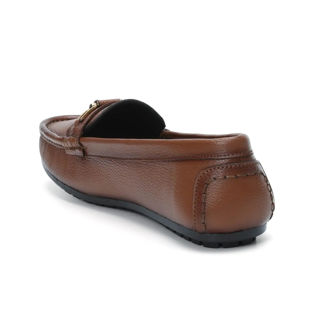 FRANCE Genuine Leather Formal Bellies For Women | Horsebit Loafers