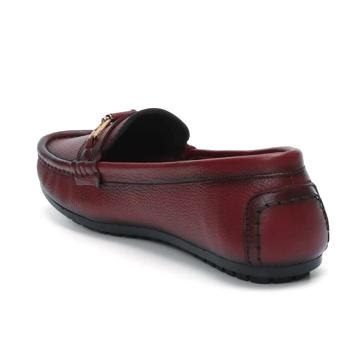 FRANCE Genuine Leather Formal Bellies For Women | Horsebit Loafers