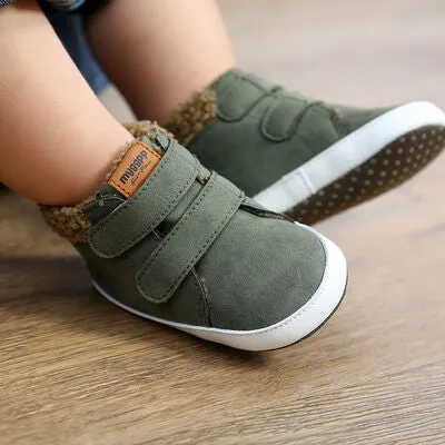 Fuzzy Velcro Kid Sneakers